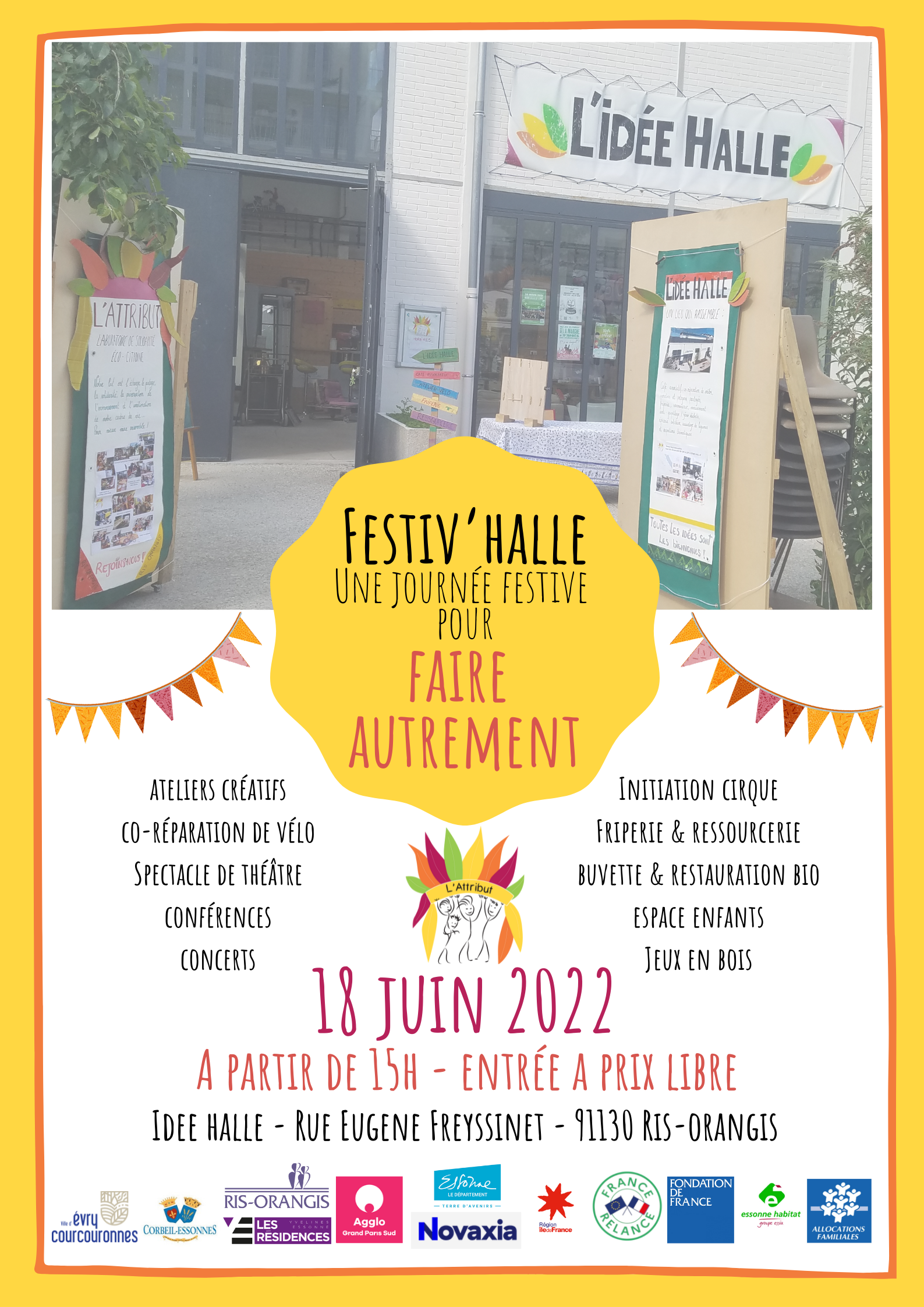 affiche de l'evenement du festiv-halle