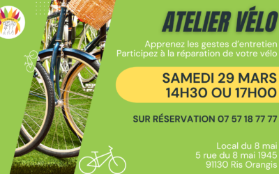 Répare vélo au local du 8 mai – Ris Orangis