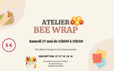 Atelier Bee wrap à la Ressourcerie du Dragon – Evry-Courcouronnes