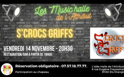 S’Crocs Griffs en concert à L’Idée Halle – Ris Orangis