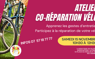 Répare vélo à la boutique du Plateau – Ris Orangis