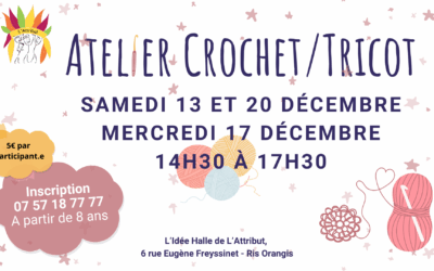Atelier crochet à L’Idée Halle – Ris Orangis
