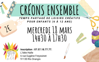 Atelier loisirs créatifs pour enfants à L&rsquo;Idée Halle