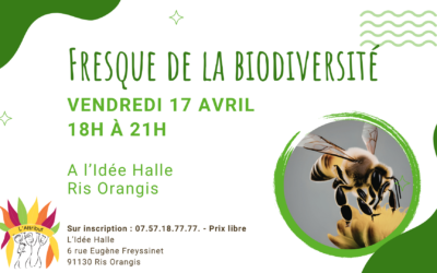 Fresque de la biodiversité à L’Idée Halle