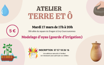 Atelier Terre et Ô à la Ressourcerie du Dragon – Evry-Courcouronnes