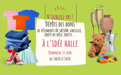 Dépôt des dons à L’Idée Halle – Ris Orangis