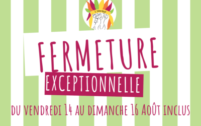 📢 Fermeture exceptionnelle de L’Idée Halle 📢