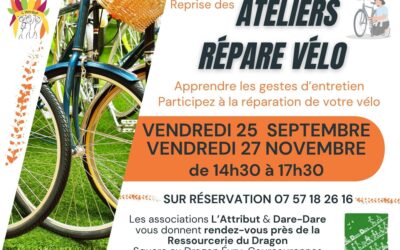 Atelier co-réparation Vélo avec Dare Dare – Ressourcerie du Dragon – Evry-Courcouronnes