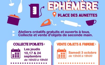 Ressourcerie Ephémère à Evry Courcouronnes