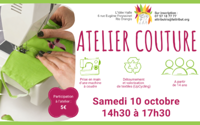 Atelier couture à l’Idée Halle – Ris Orangis